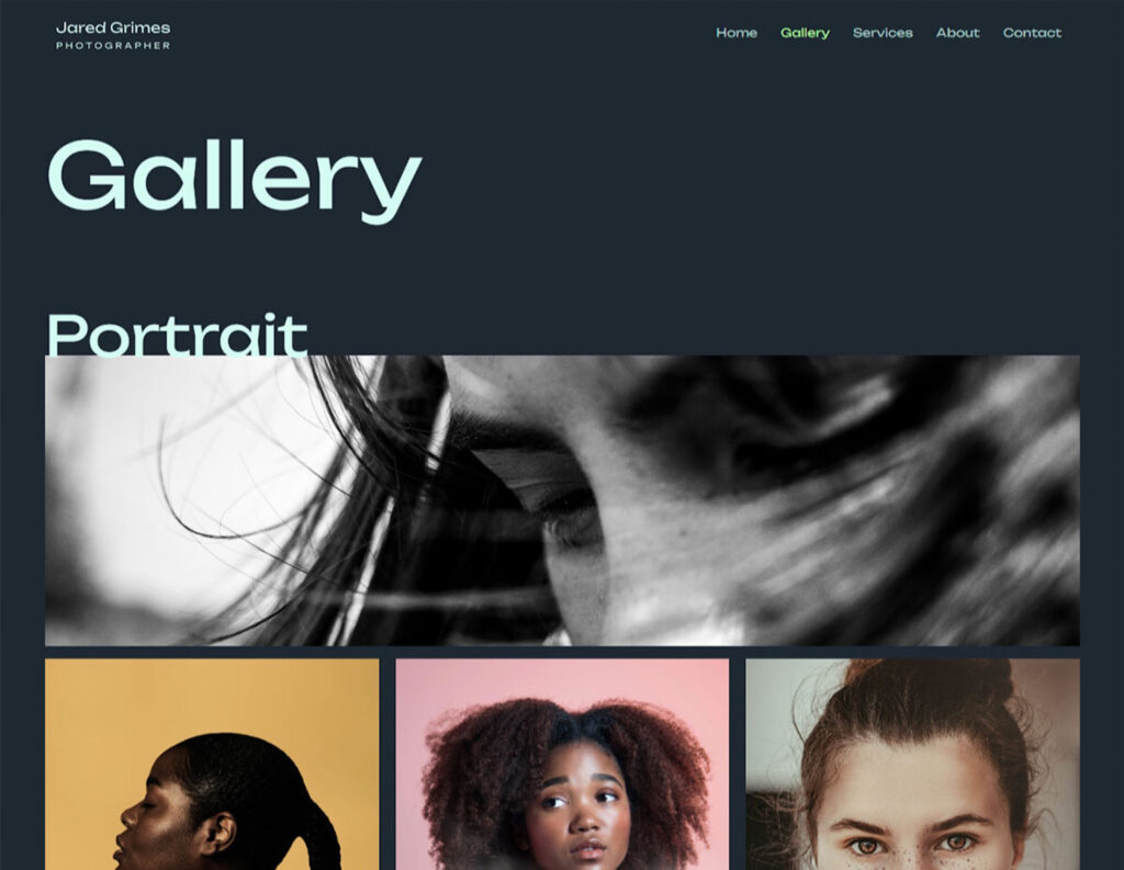 photographer portfolio website cost, mobile portfolio site, photographer website price, 5-page portfolio, Warsaw photographer site